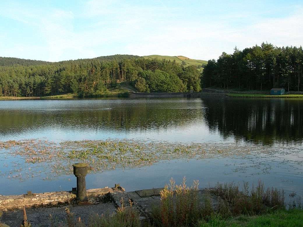 Looking towards the South Dam and the hut